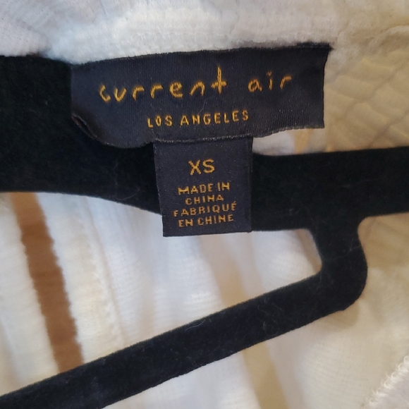 Current Air Cream Smocked Peasant Blouse Cottage Core Anthropologie Sz XS - Picture 2 of 14